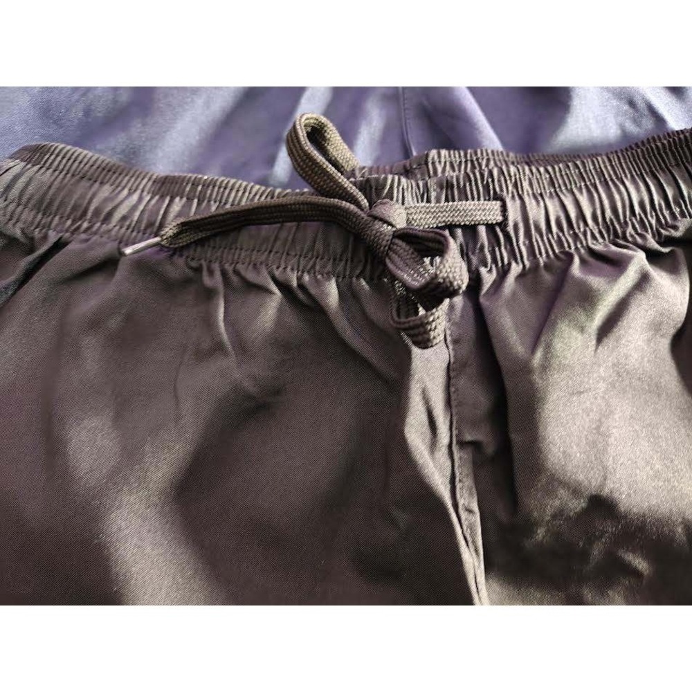 Men's Athletic Shorts Elastic Waist Drawstring Pockets Size S set of 2 blk&bl - Picture 2 of 7